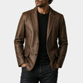 Marshals Mo Brings Plenty Leather Blazer