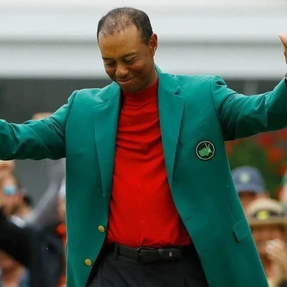 Master Golf Tournament Green Sport Coat - Front View