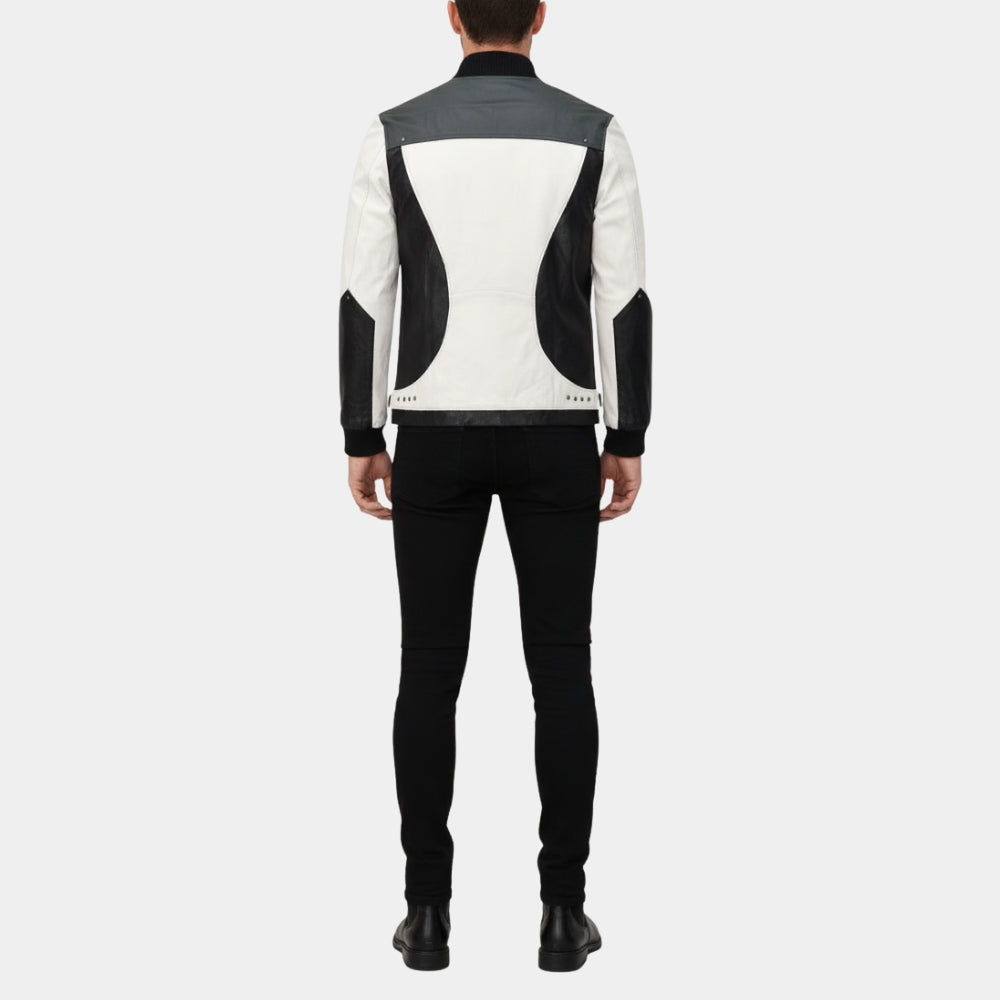 Matthew Broderick  Ferris Bueller’s Day Off Ferris Bueller Leather Jacket - Back View