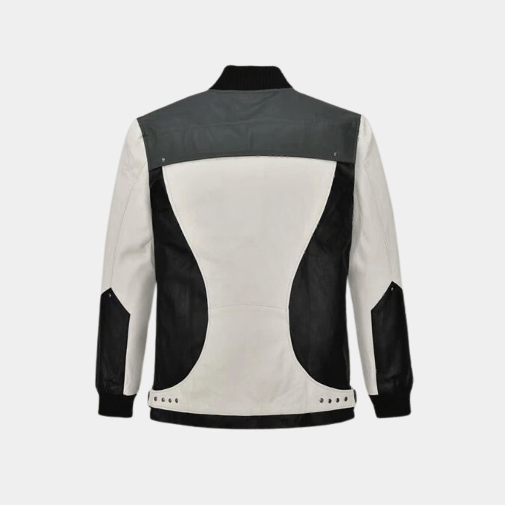 Matthew Broderick  Ferris Bueller’s Day Off Ferris Bueller Leather Jacket - Mannequin Back View