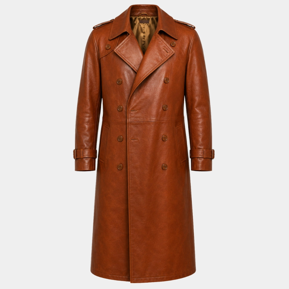 Mens 15th Doctor Trench Coat