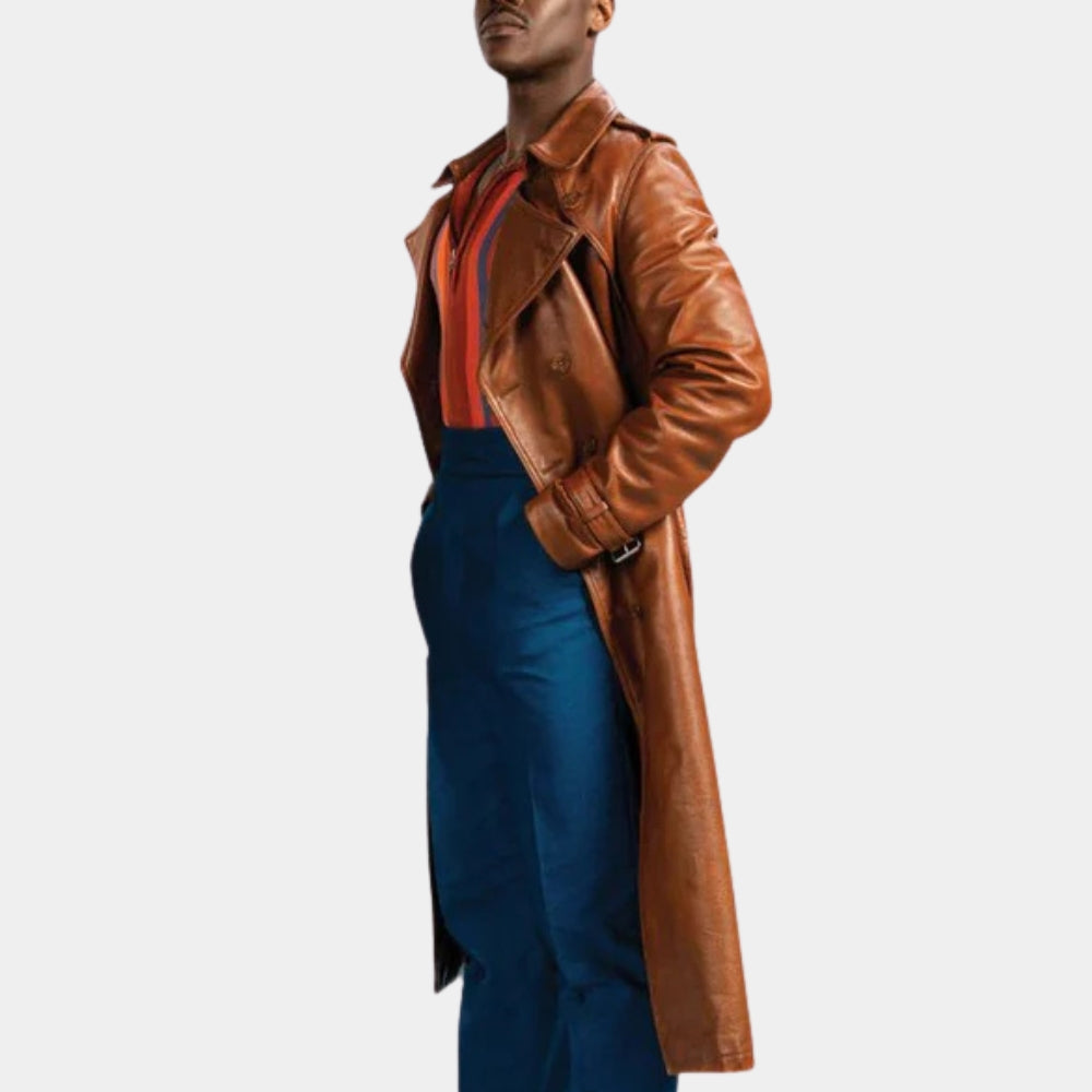 Mens 15th Doctor Trench Coat