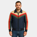 Michael Kelso  Thats 70s Show Blue Parachute Bomber Jacket - Front View