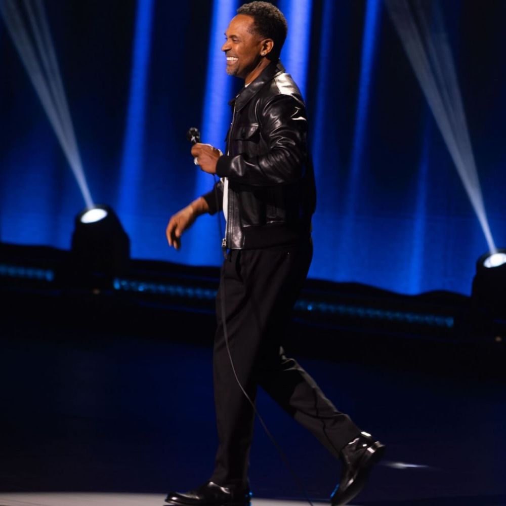 Mike Epps: Delusional Black Leather Jacket