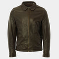 Mission Impossible The Final Reckoning Tom Cruise Brown Leather Jacket - Mannequin Front View