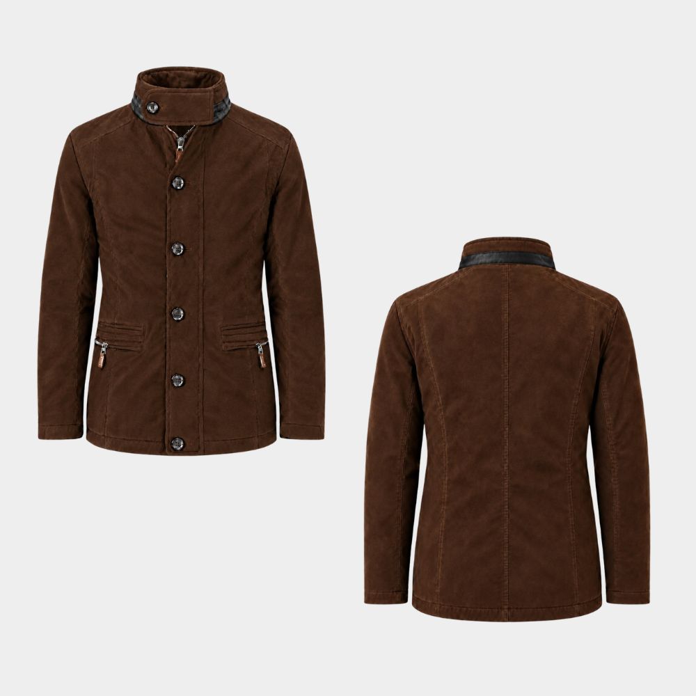 MobLand Conrad Harrigan Brown Suede Jacket