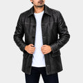 MobLand Tom Hardy Black Leather Jacket