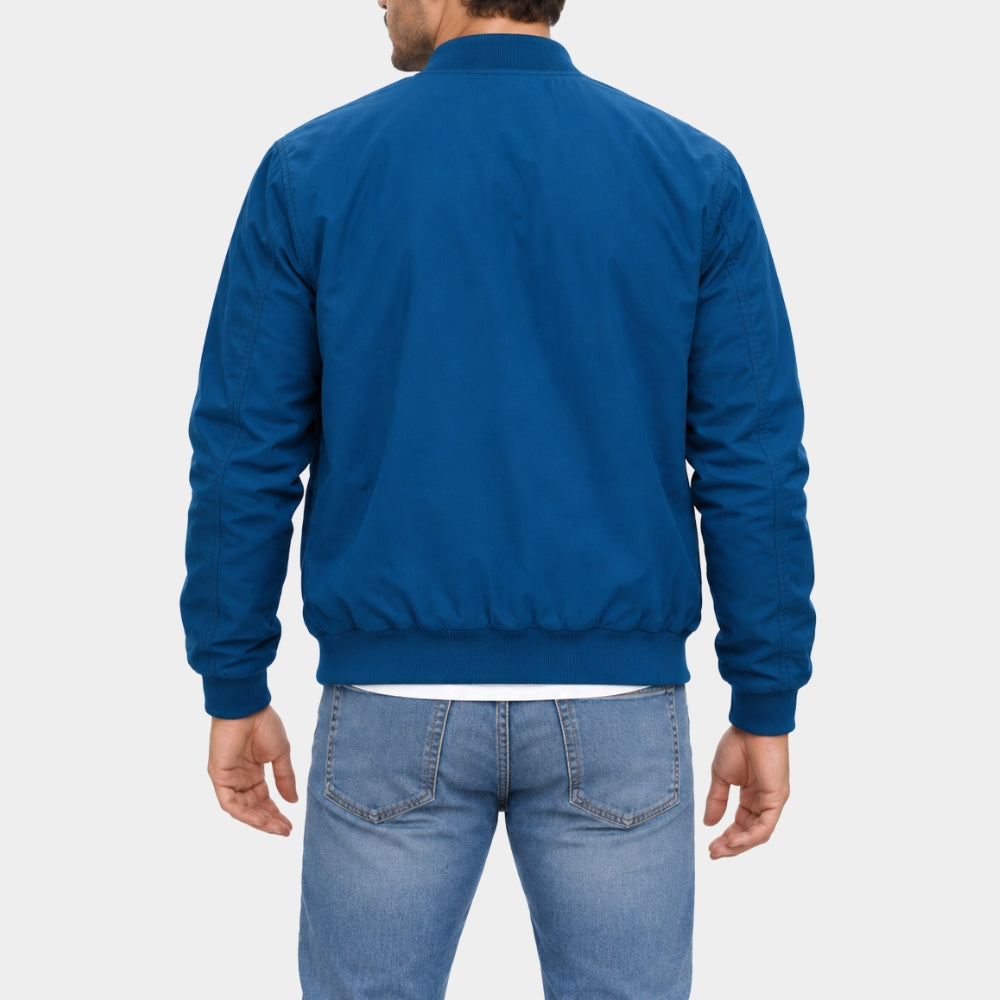 Money Trap Taklacı Ziya Blue Bomber Jacket