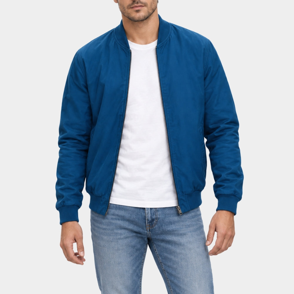 Money Trap Taklacı Ziya Blue Bomber Jacket
