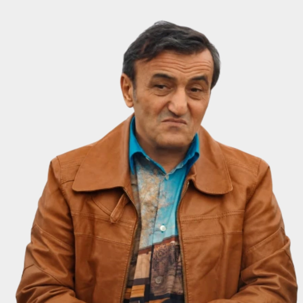Money Trap Görkem Sevindik Leather Bomber Jacket