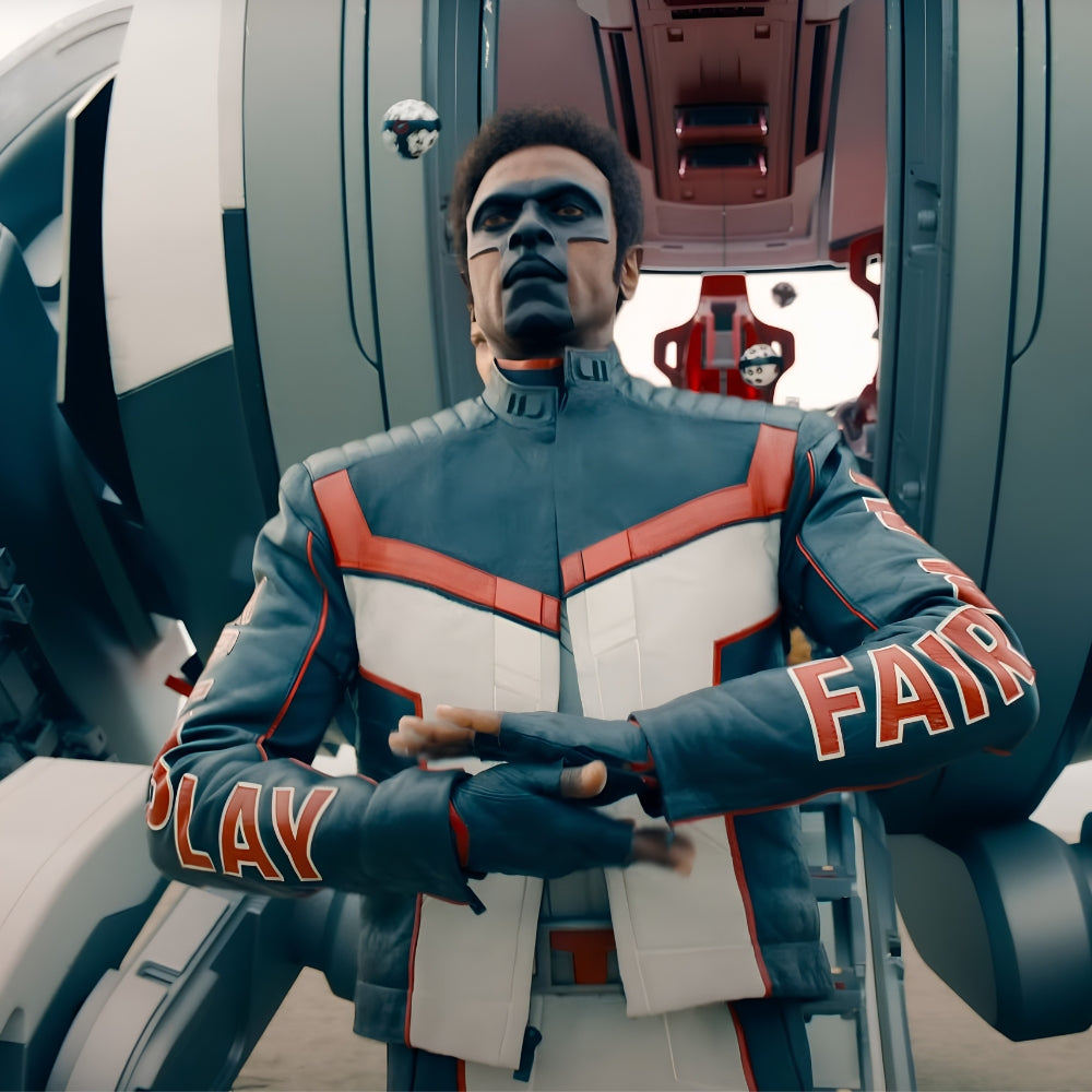 Mr Terrific Black Leather Jacket