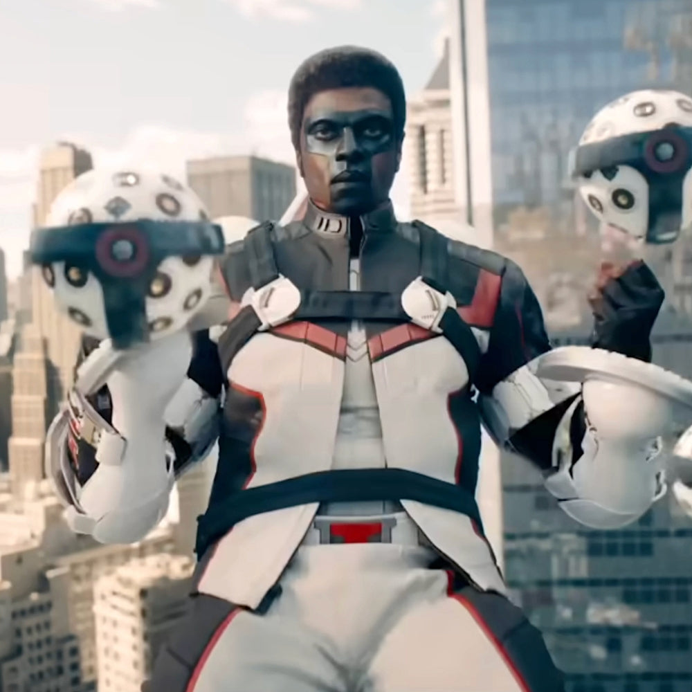 Mr Terrific Black Leather Jacket