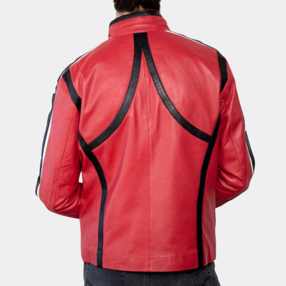 My Chemical Romance  Bassist Mikey Way Red Jacket - Back View