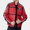 My Chemical Romance  Bassist Mikey Way Red Jacket - Posture View