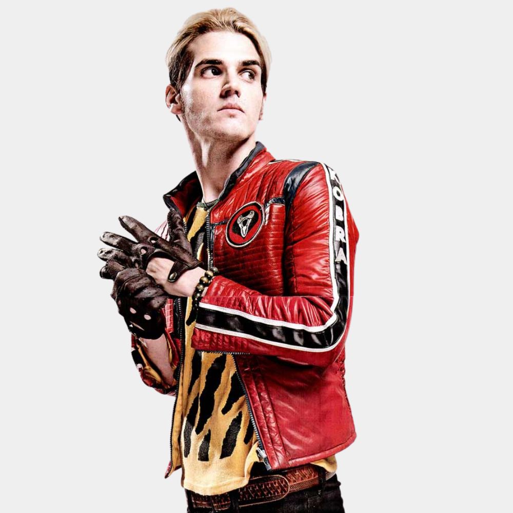 My Chemical Romance  Bassist Mikey Way Red Jacket - Side View