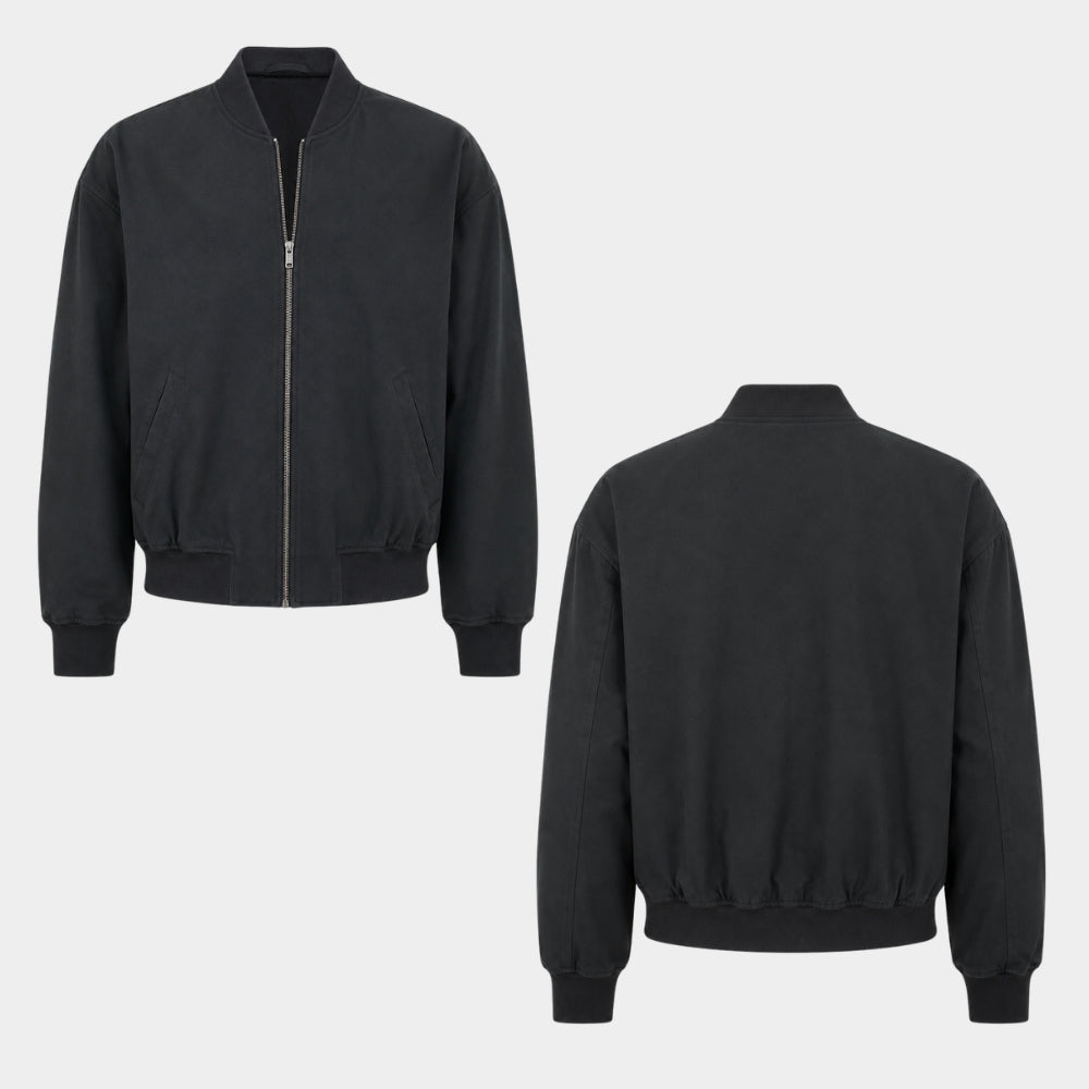 Neagley Maria Sten Grey Bomber Jacket