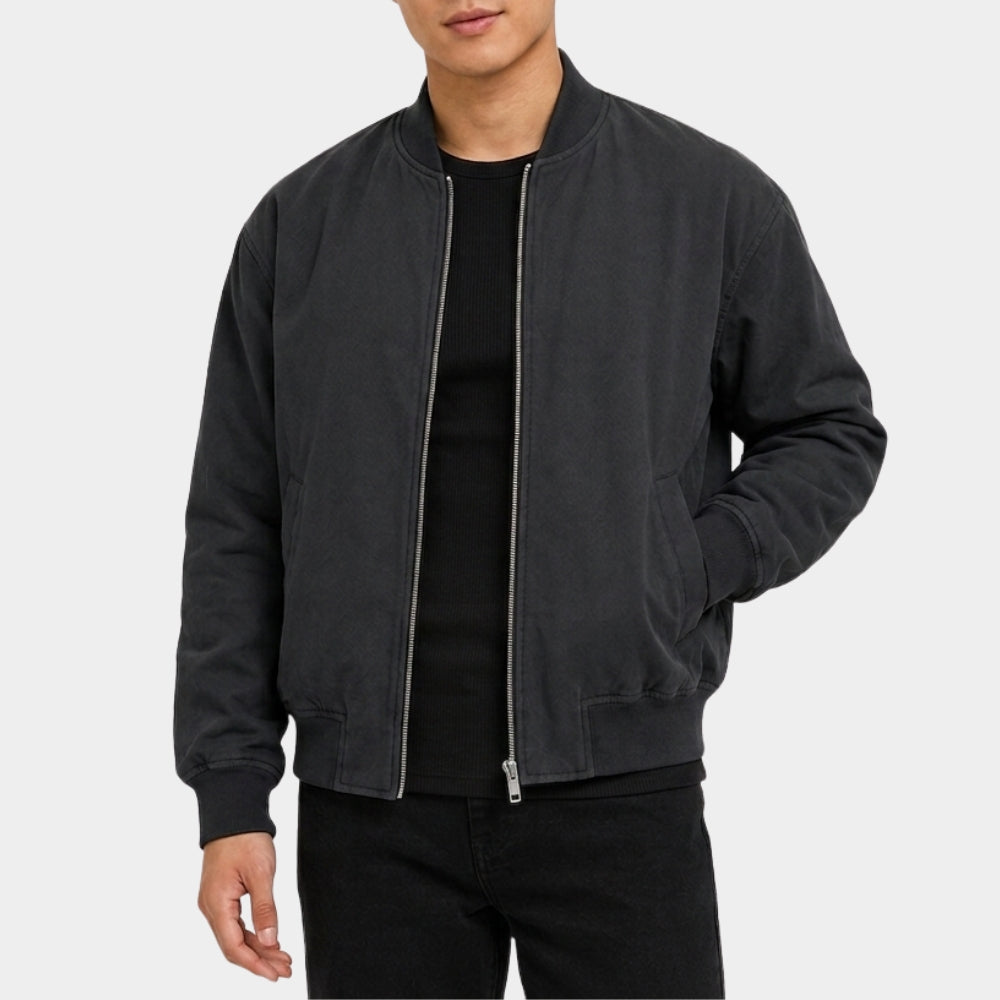 Neagley Maria Sten Grey Bomber Jacket