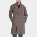 Nick Fury Brown Wool Trench Coat - Front View