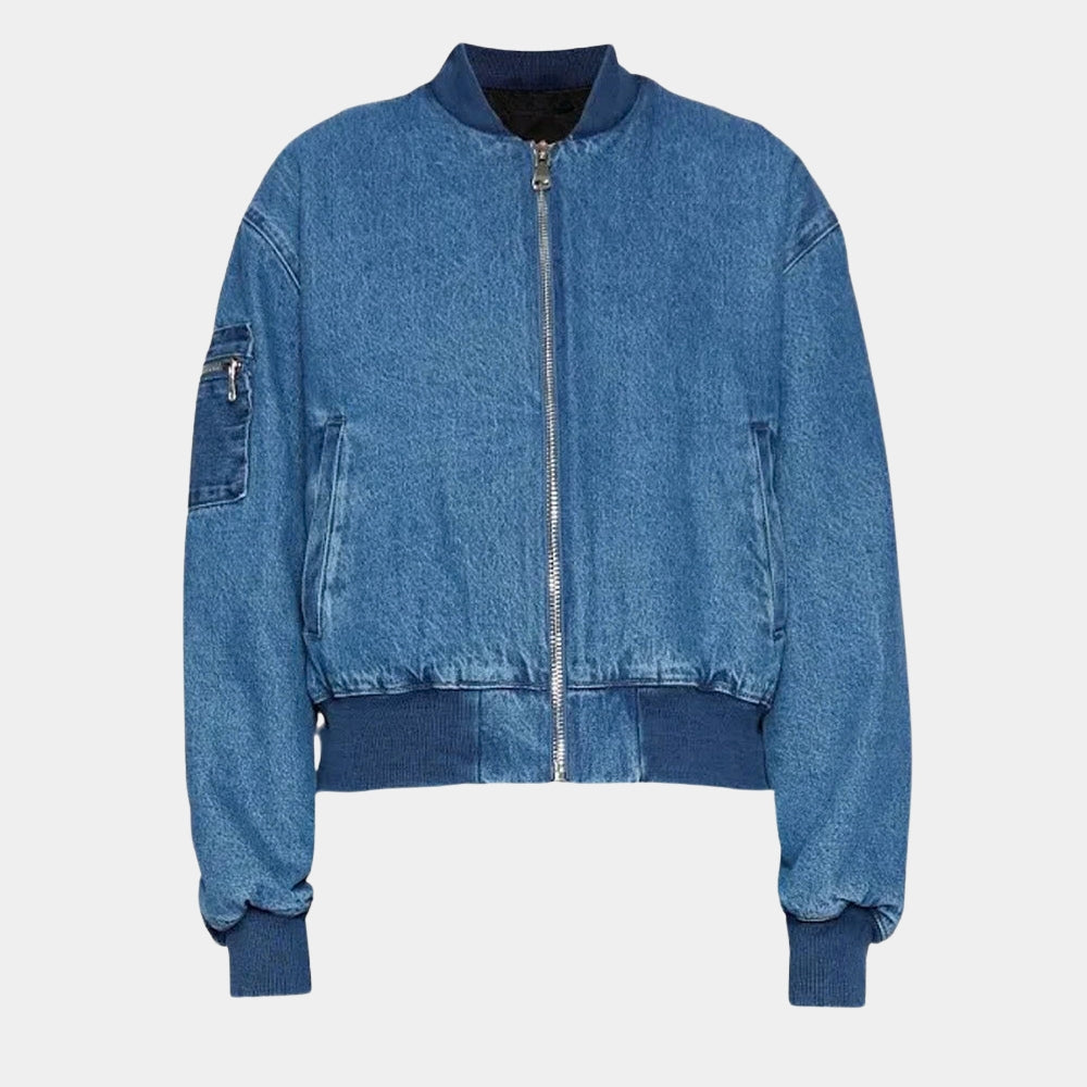 Nobody Wants This  Joanne aka Kristen Bell Denim Jacket - Mannequin Front View