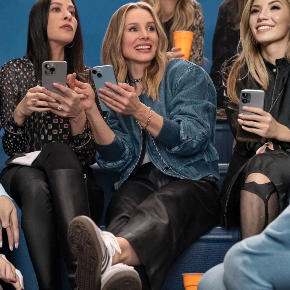 Nobody Wants This  Joanne aka Kristen Bell Denim Jacket - Side View