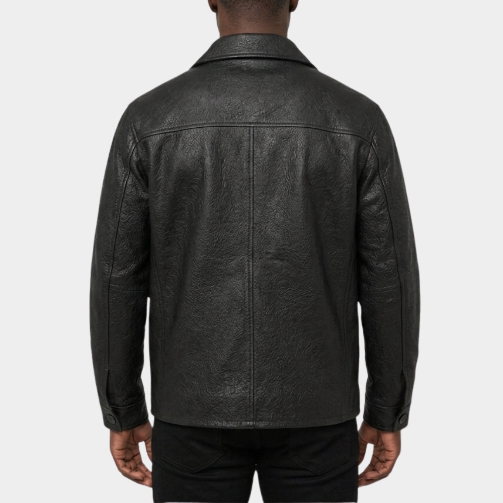 Our Sticky Love Jung Hae Black Leather Jacket