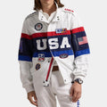 Paris Olympics 2024 Team USA Closing Ceremony White & Blue Jacket - Front View