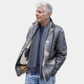 Parts Unknown  Anthony Bourdain Black Leather Jacket - Front View