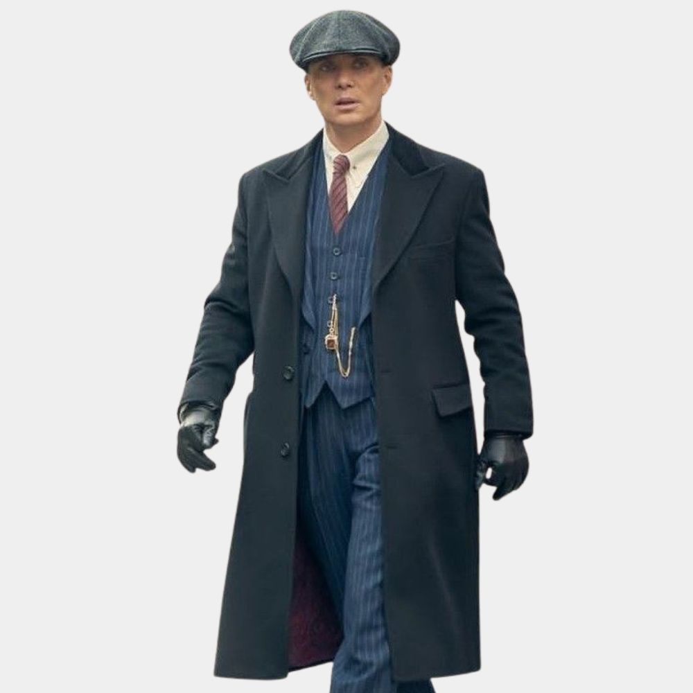 Peaky Blinders  Thomas Shelby aka Cillian Murphy Trench Coat - Character Front View