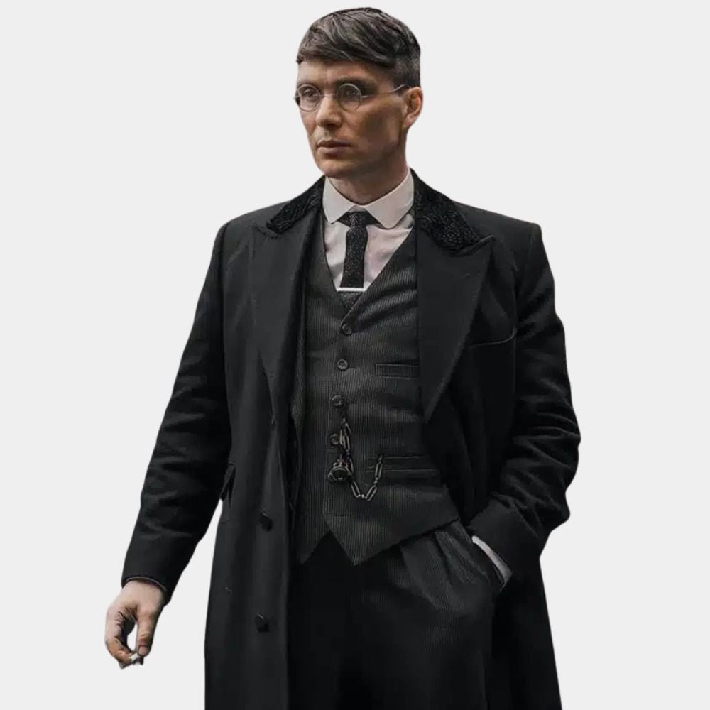 Peaky Blinders  Thomas Shelby aka Cillian Murphy Trench Coat - Front View