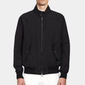 Pierce Brosnan History’s Greatest Heists Black Cotton Harrington Jacket - Front View