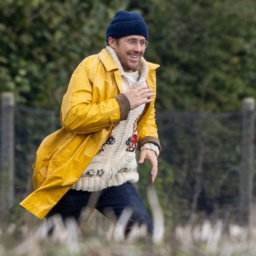 Project Hail Mary Ryan Gosling Yellow Coat - Front Close - Up View
