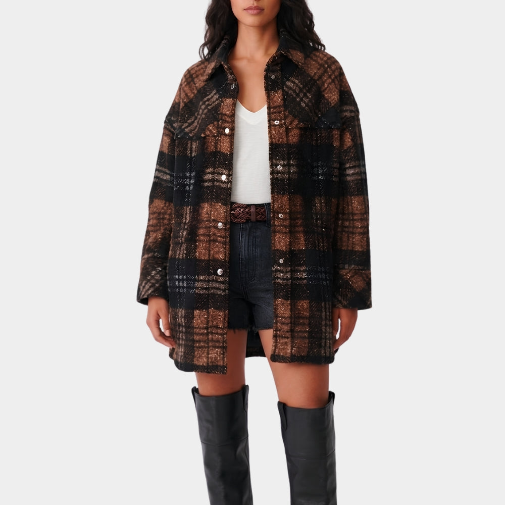 Ransom Canyon Minka Kelly Plaid Shacket