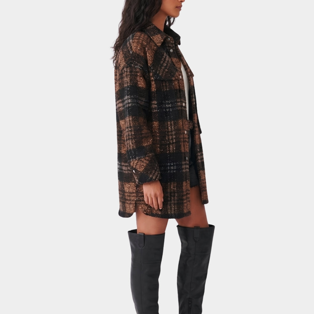 Ransom Canyon Minka Kelly Plaid Shacket