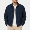 Reacher Alan Ritchson Blue Cotton Jacket