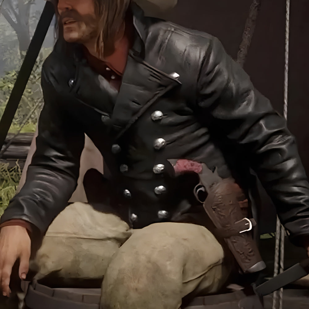 Red Dead Redemption 2 Micah Bell Leather Tailcoat