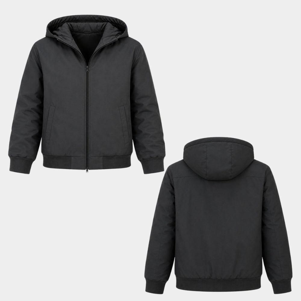 Resident Evil Austin Abrams Grey Zipper Hoodie