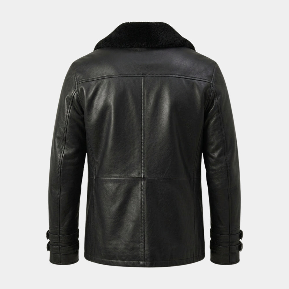 Resident Evil: Requiem Leon S. Kennedy RE9 Black Leather Jacket