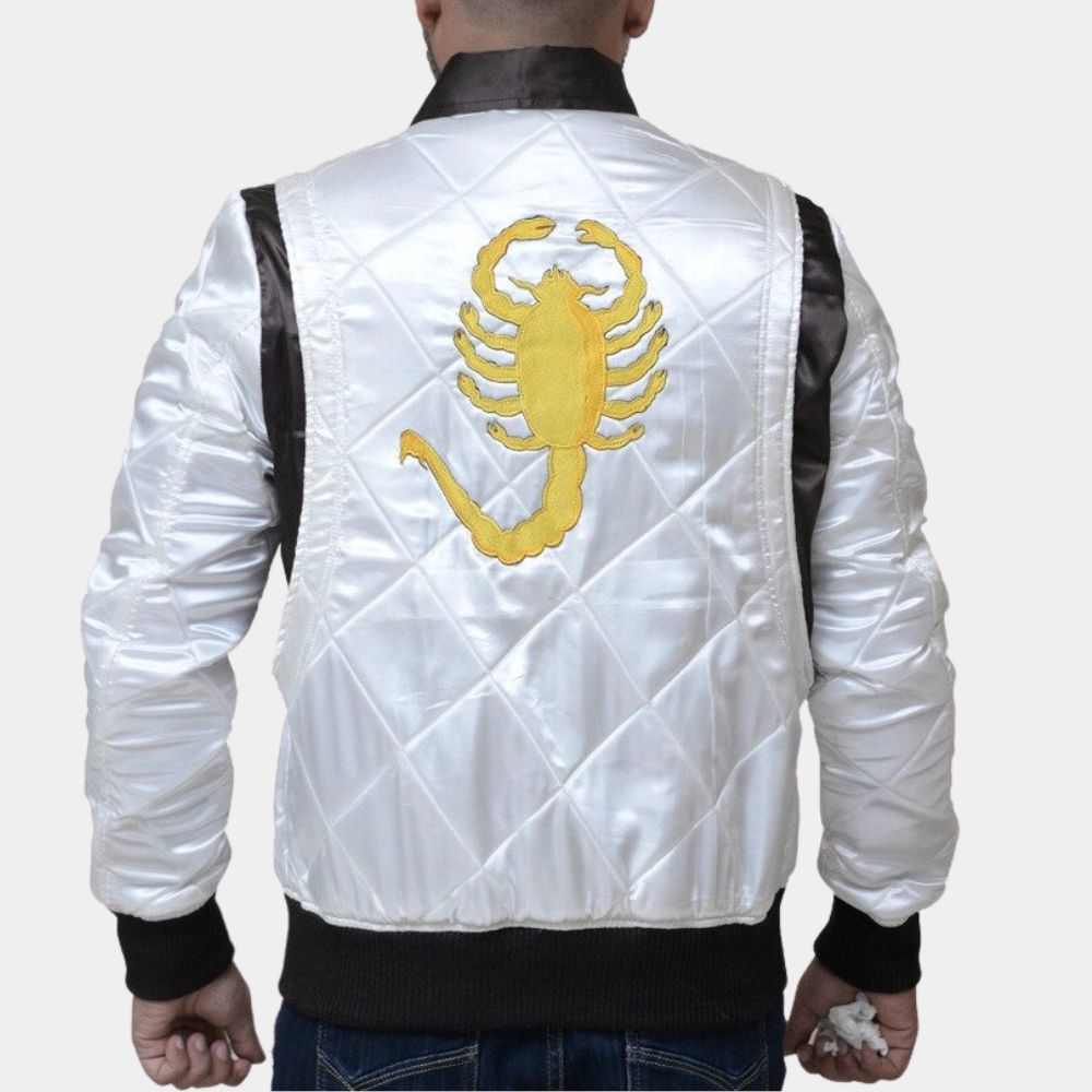 Ryan Gosling Drive Scorpion Jacket - Back View