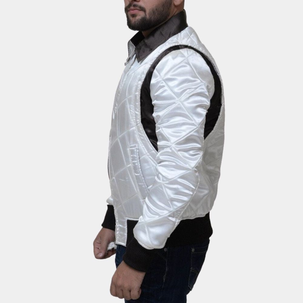 Ryan Gosling Drive Scorpion Jacket - Side Posture View