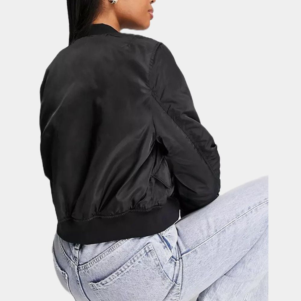 Scream 6 Melissa Barrera MA-1 Bomber Jacket - Back View