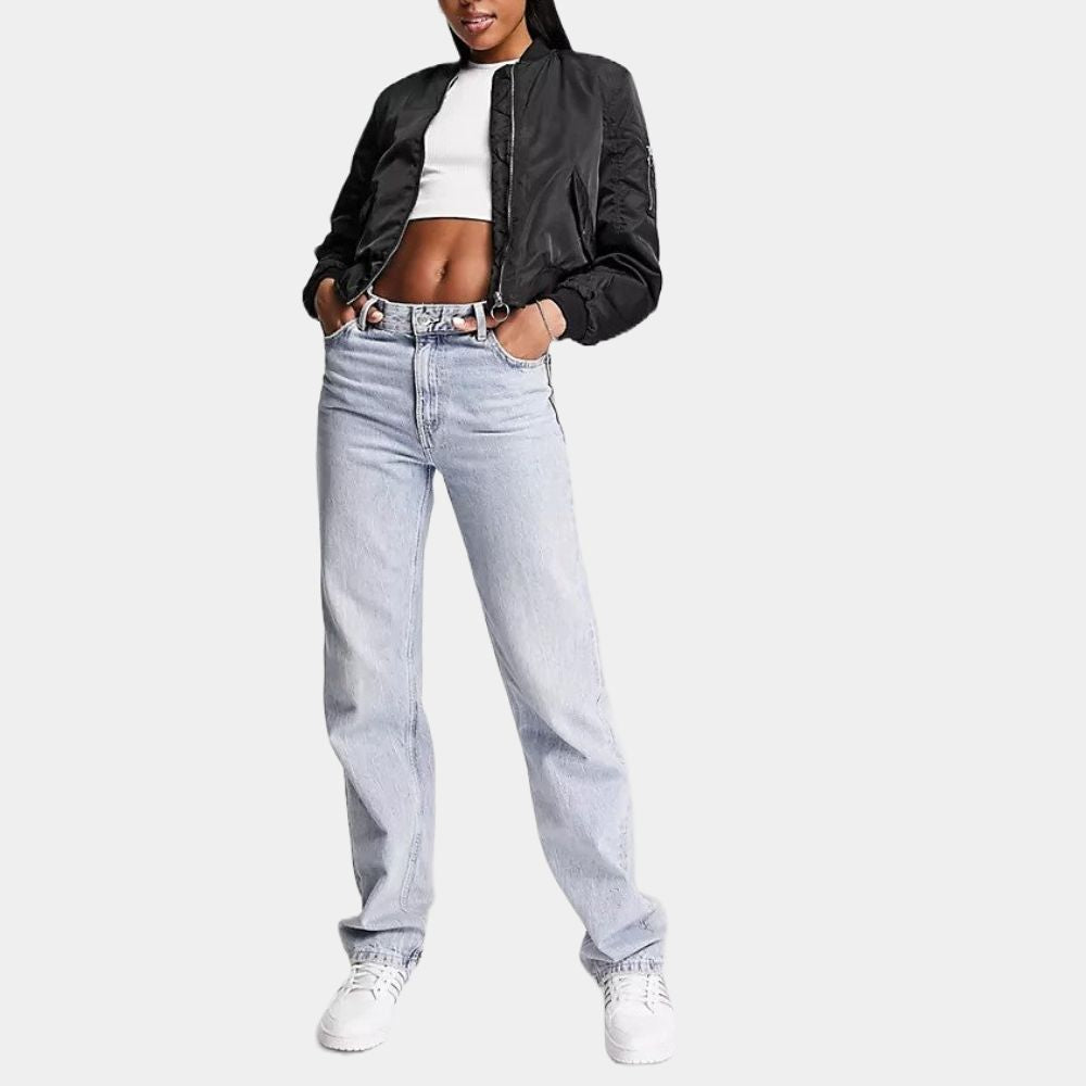 Scream 6 Melissa Barrera MA-1 Bomber Jacket - Front Posture View