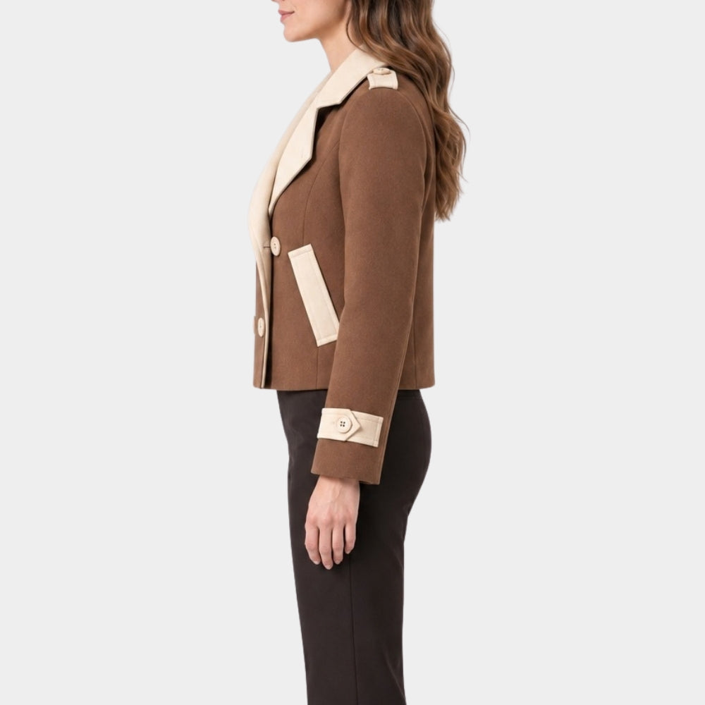Signora Volpe Emilia Fox Brown Jacket