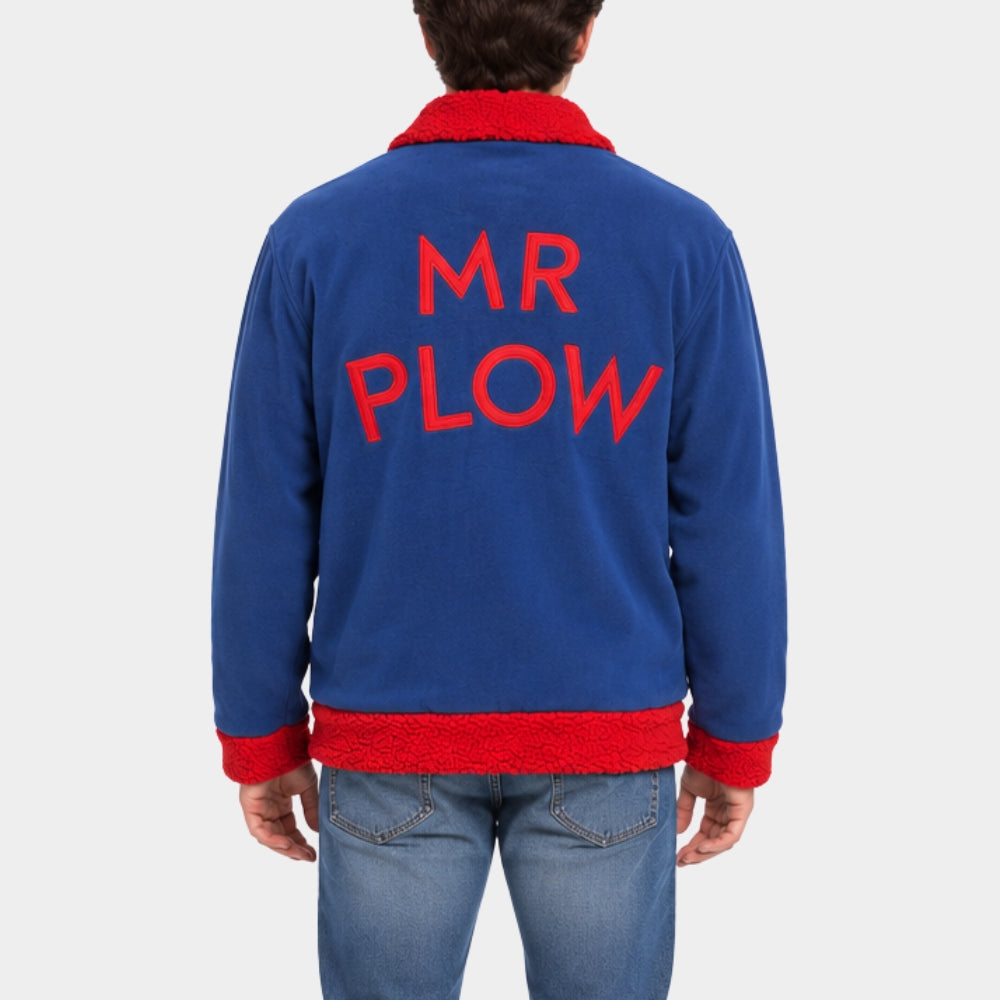 Simpsons Mr Plow Red Sherpa Jacket