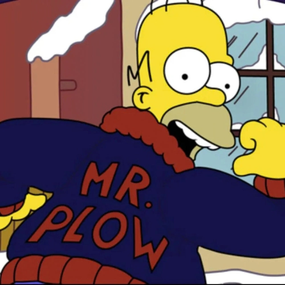 Simpsons Mr Plow Red Sherpa Jacket
