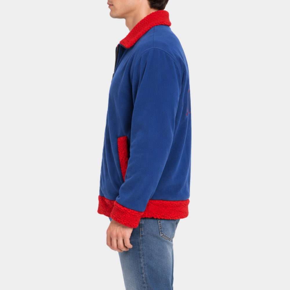 Simpsons Mr Plow Red Sherpa Jacket