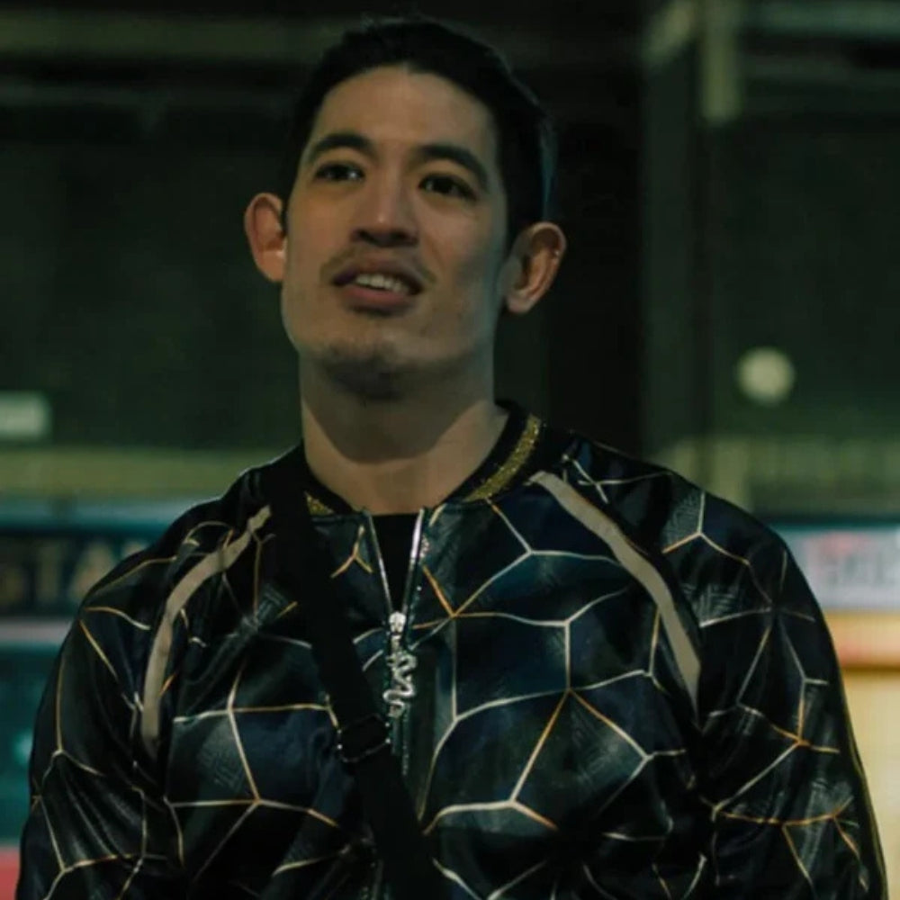 Slow Horses Roddy Ho Black Bomber Jacket