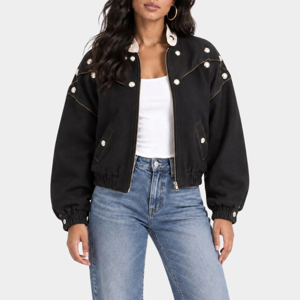 Snowfall S07 Gail Bean Bomber Jacket