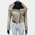 Solo A Star Wars Story Emilia Clarke Leather Jacket - Mannequin Front View