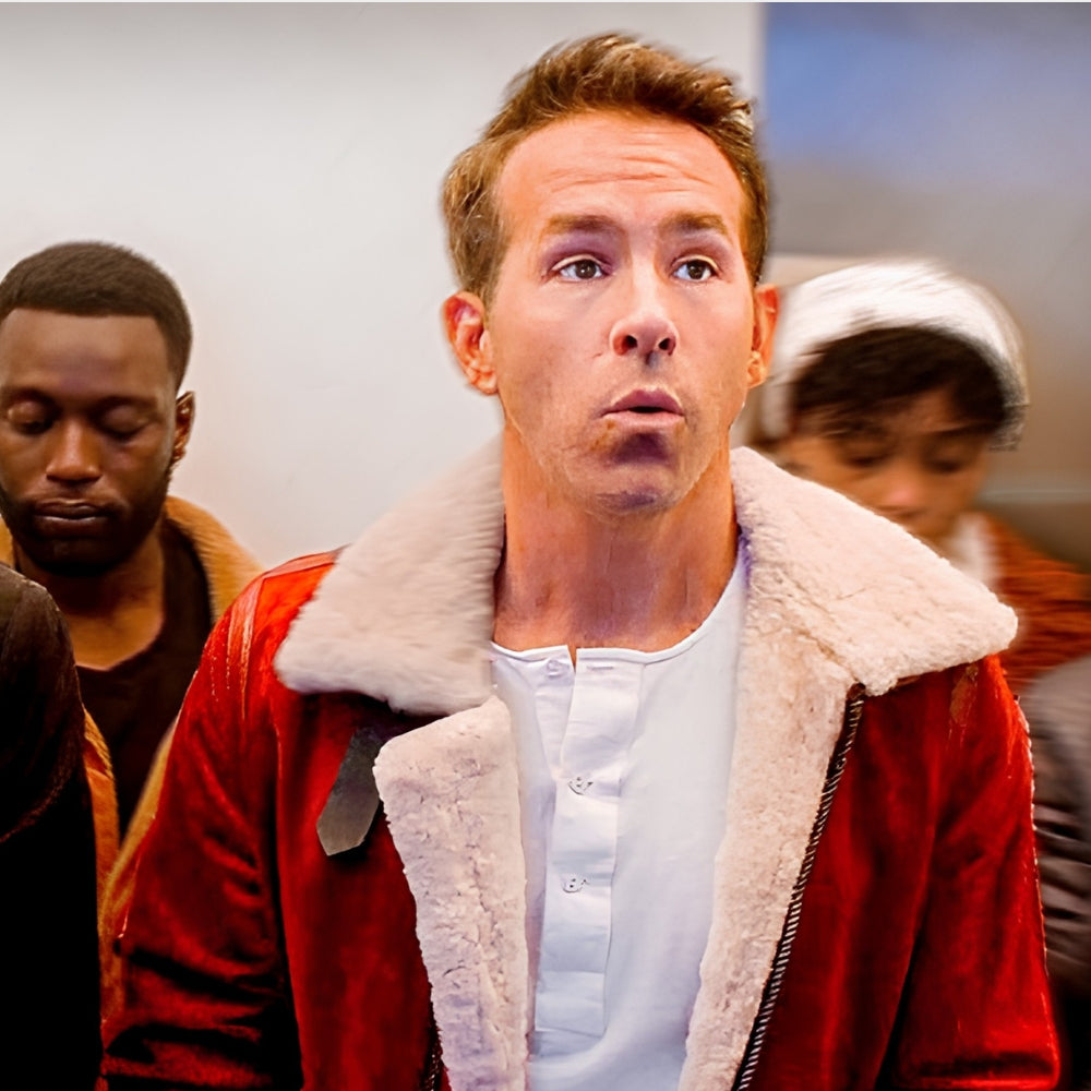 Spirited Ryan Reynolds Red Jacket
