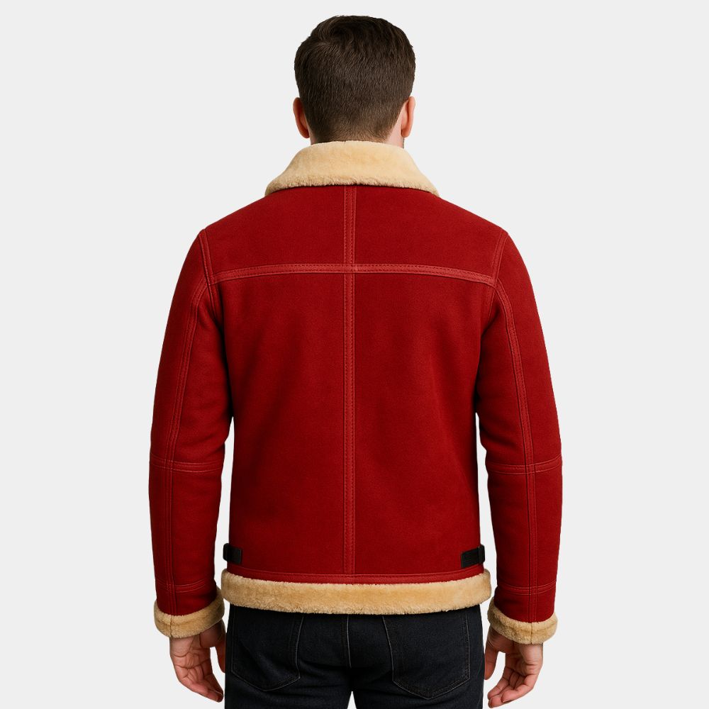 Spirited  Clint Briggs aka Ryan Reynolds Red Jacket - Back View